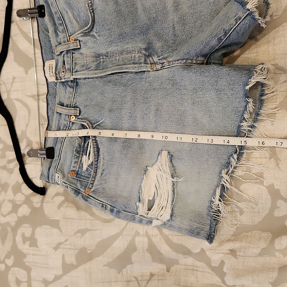 Citizens of Humanity Annabelle Long Vintage Relaxed Shorts in Melody size 28 - Picture 9 of 15